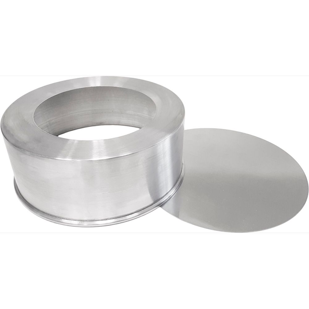 Forma Redonda Fundo Falso 40 X 10 Alum Formasecia