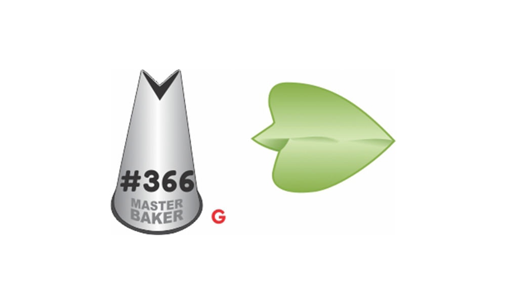 Bico De Confeitar Folha G - #366 (inox)