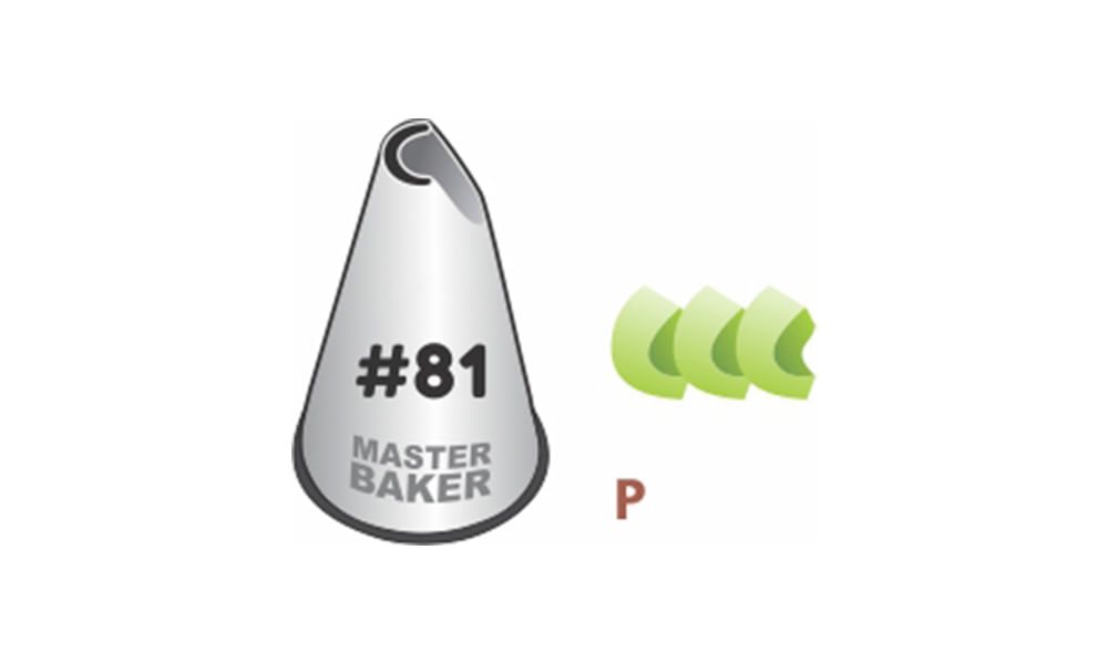 Bico De Confeitar Pétala P #81 (Inox)