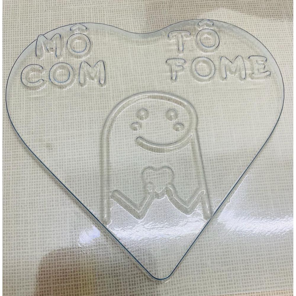 FORMA SIMPLES MEME BENTO FLORK CORAÇÃO LAPIDADO 500G - 01 UNIDADE