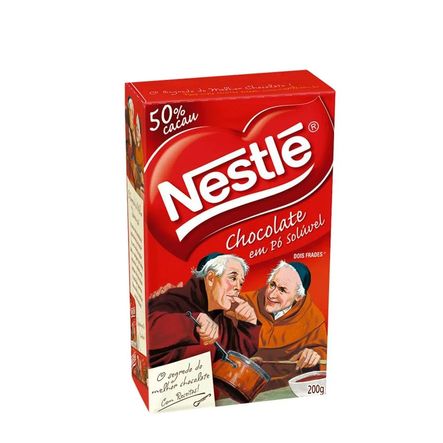 Chocolate Pó Solúvel 50% Cacau Nestlé 200 Gramas