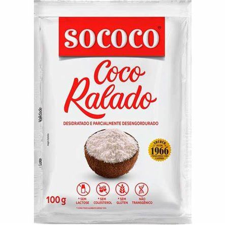 Coco Ralado Sococo 100 Gramas